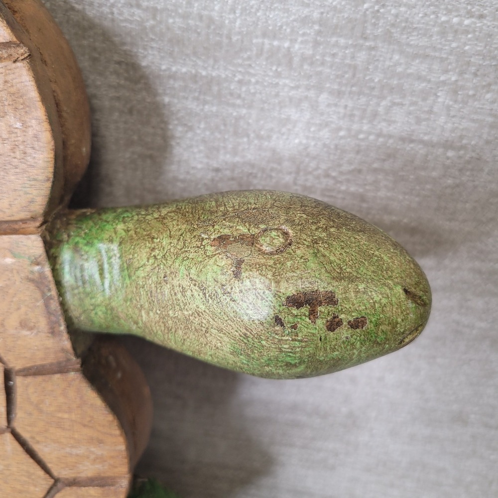 Pottery Barn Turtle Cheese Board Wood Charcuterie w Spreaders & Flags RARE! - Picture 7 of 16